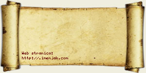 Isidora Vidaković vizit kartica